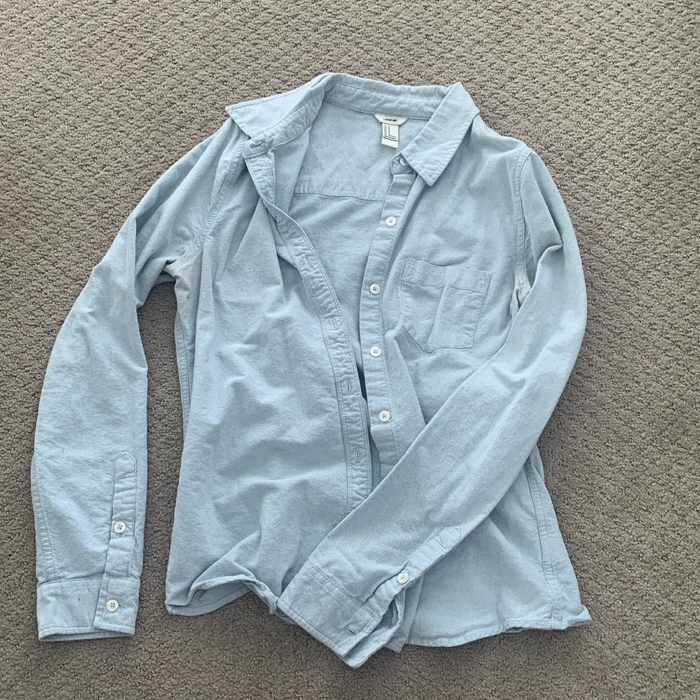Button down denim shirt